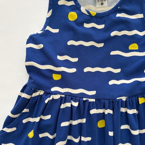 Hanna Andersson Blue Dress with Yellow Accents - Picture 3 of 4
